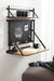 Wall Mounted Desk Rustic Brown Black 27x18x30 7