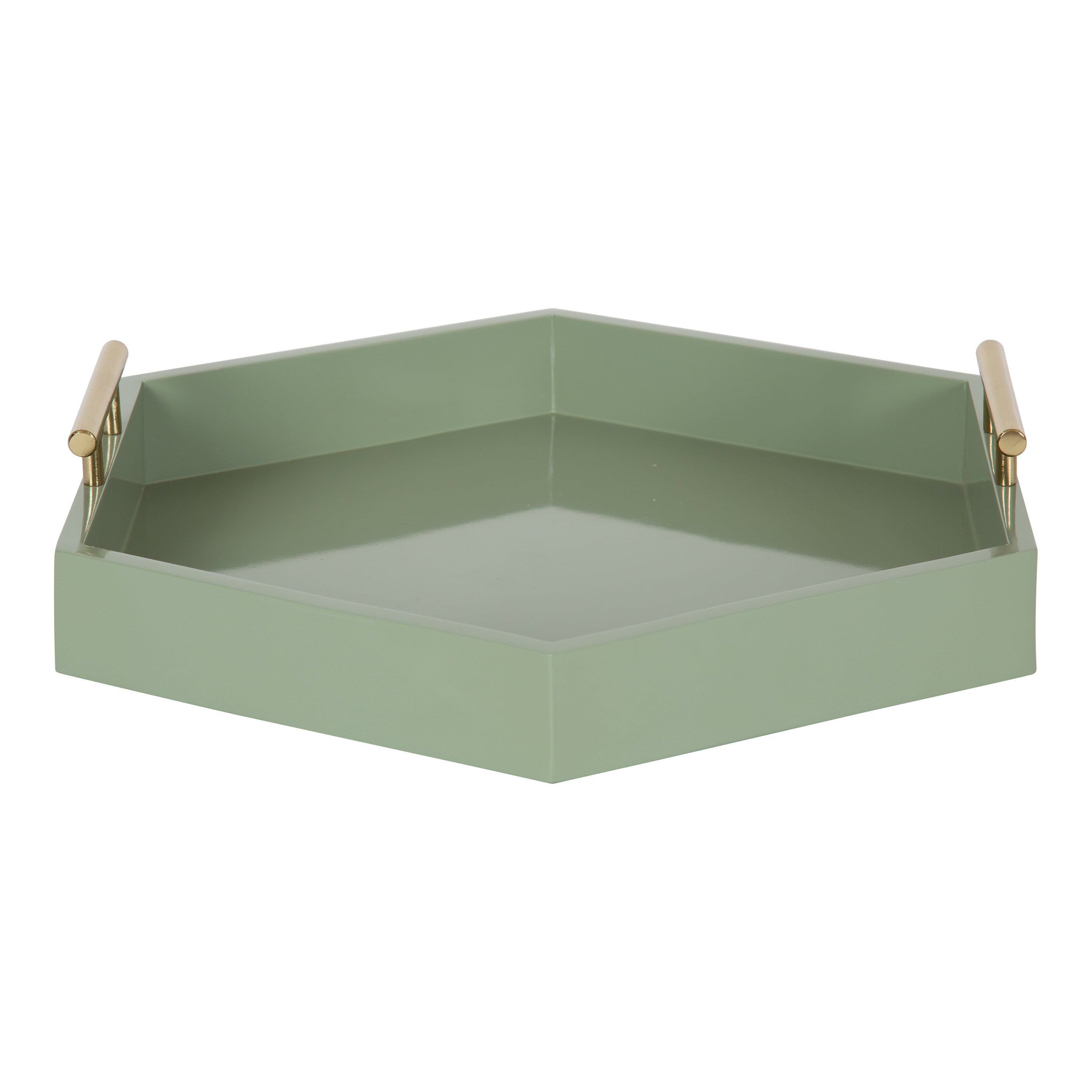 Single Tray Green Gold 18x18 3