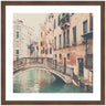 Framed Art Wandering The Streets of Venice by Laura Evans