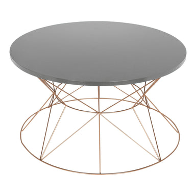 Coffee Table Gray Rose Gold 30x30x17 1