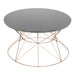 Coffee Table Gray Rose Gold 30x30x17 1