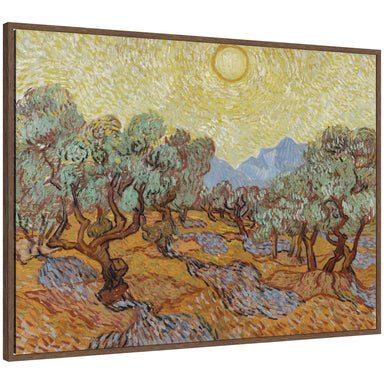 Framed Canvas 38x28 Sylvie Walnut 1