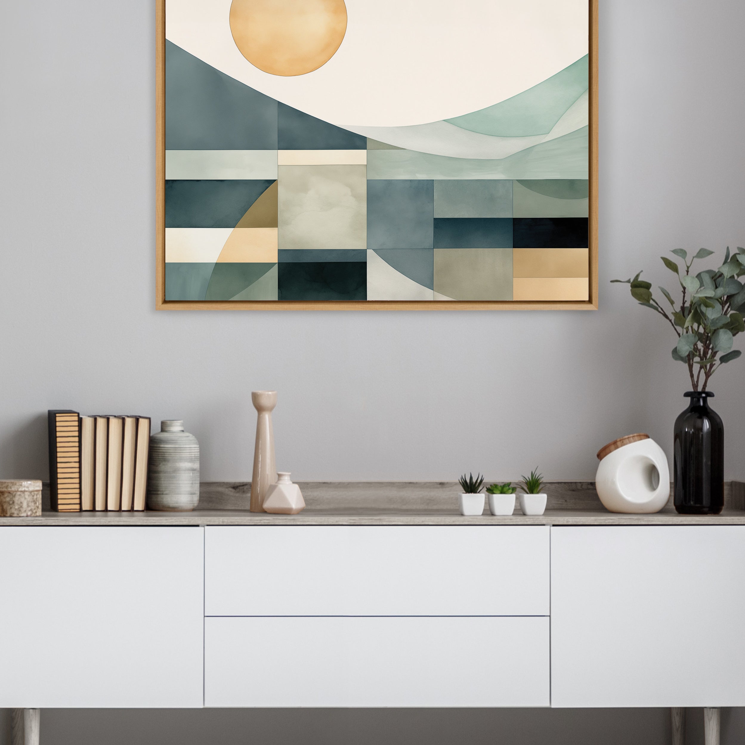 Framed Canvas 31.5x41.5 Sylvie Natural 5