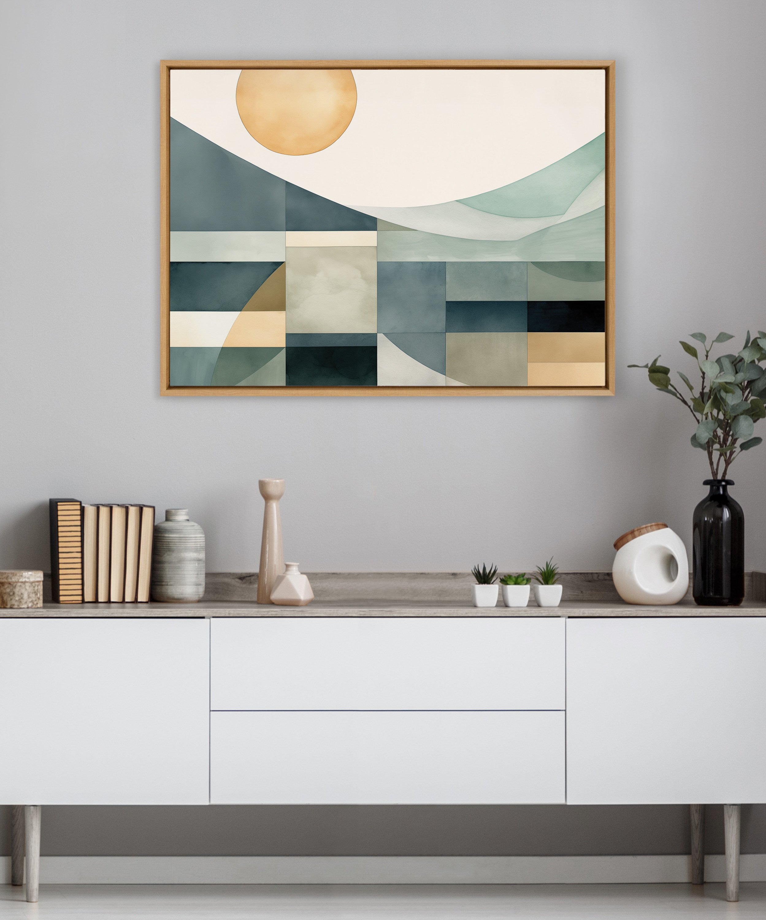 Framed Canvas 31.5x41.5 Sylvie Natural 5