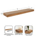 Floating Shelf 1 Piece 36 Inch Rustic Brown 2