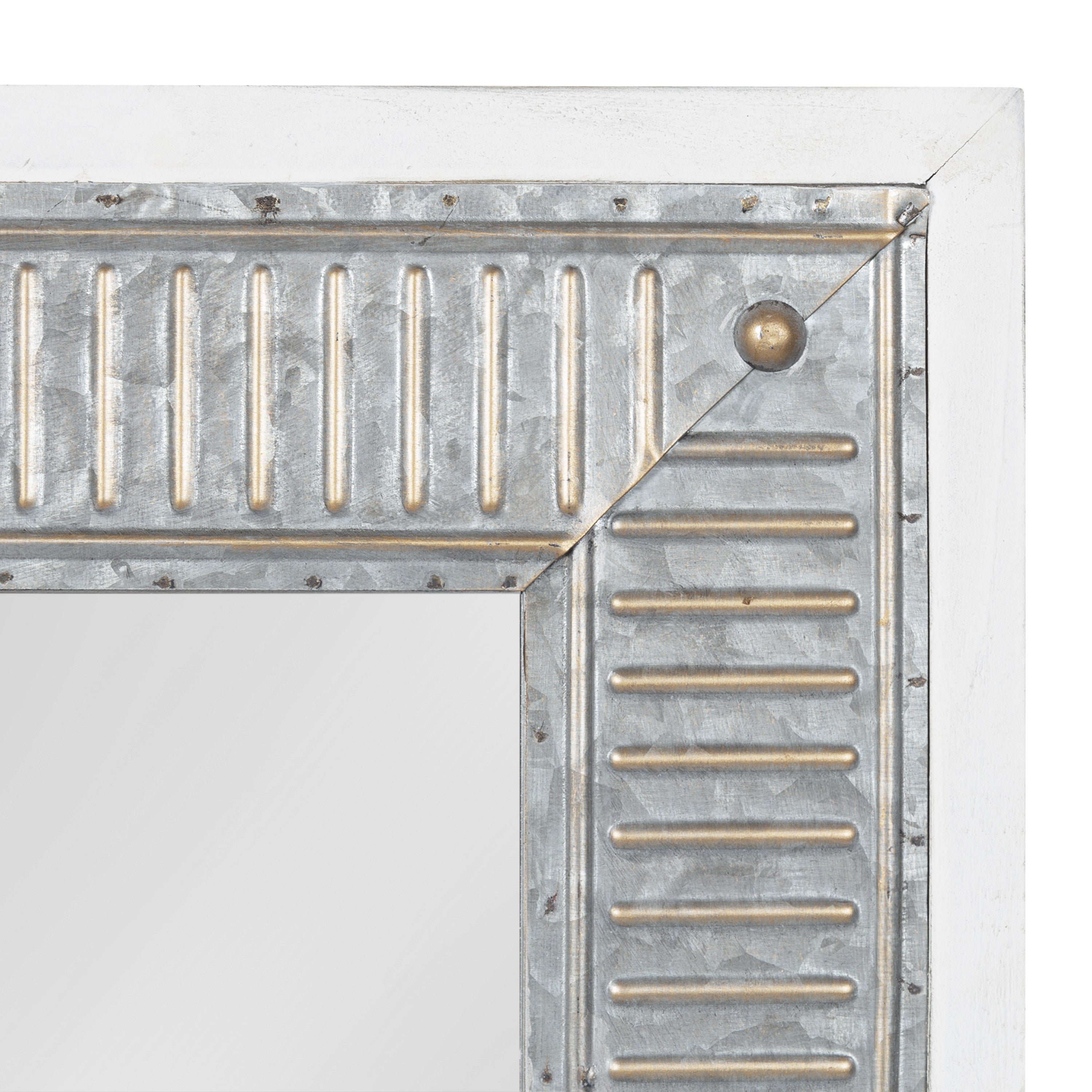 Rectangle Mirror 27x39 White 3