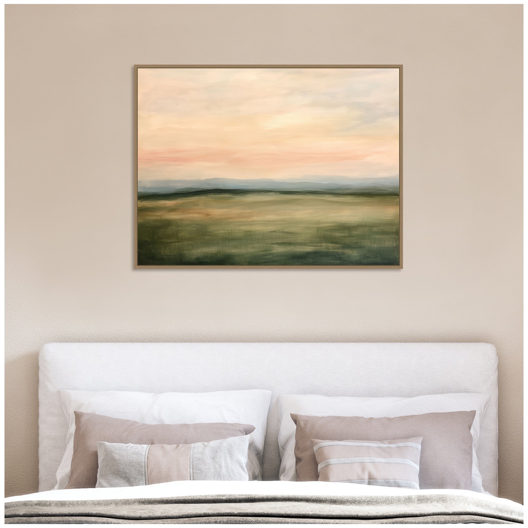 Framed Canvas 42x32 Sylvie Dark Gold 5