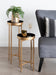 Nesting Table Black Gold 2 Piece 6