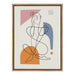 Framed Canvas Sylvie Dark Gold 18x24 1