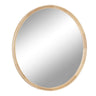 Hatherleigh Round Wood Wall Mirror