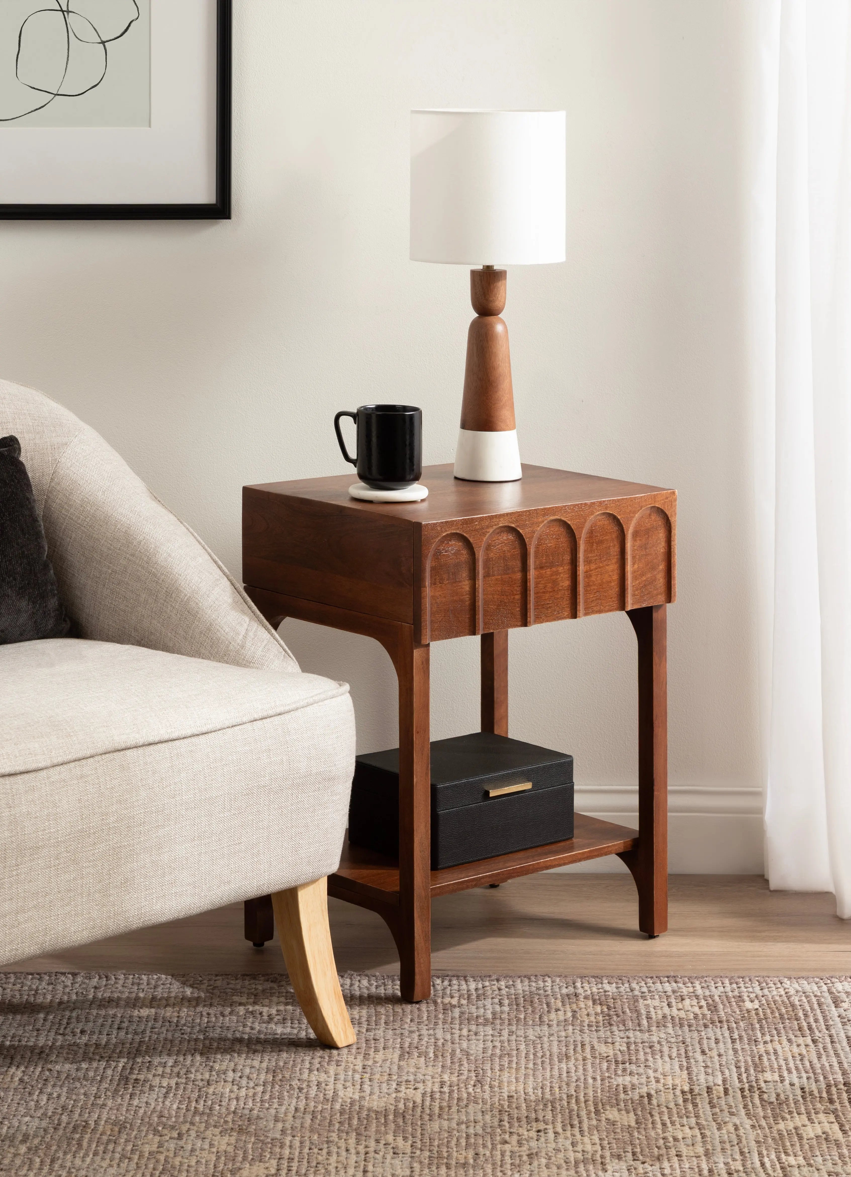 Archvale Wood Side Table