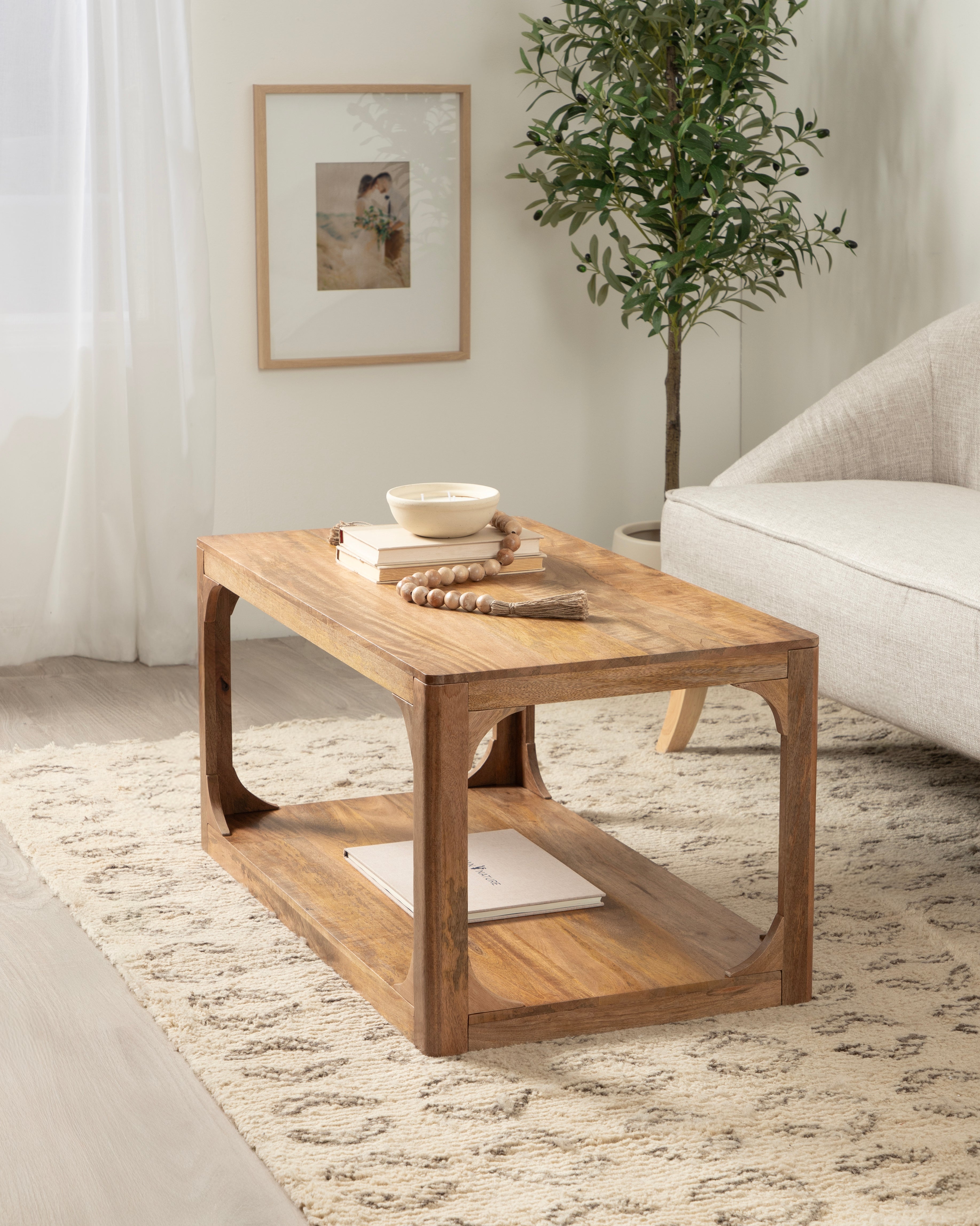 Coffee Table Natural 36x20x18 6