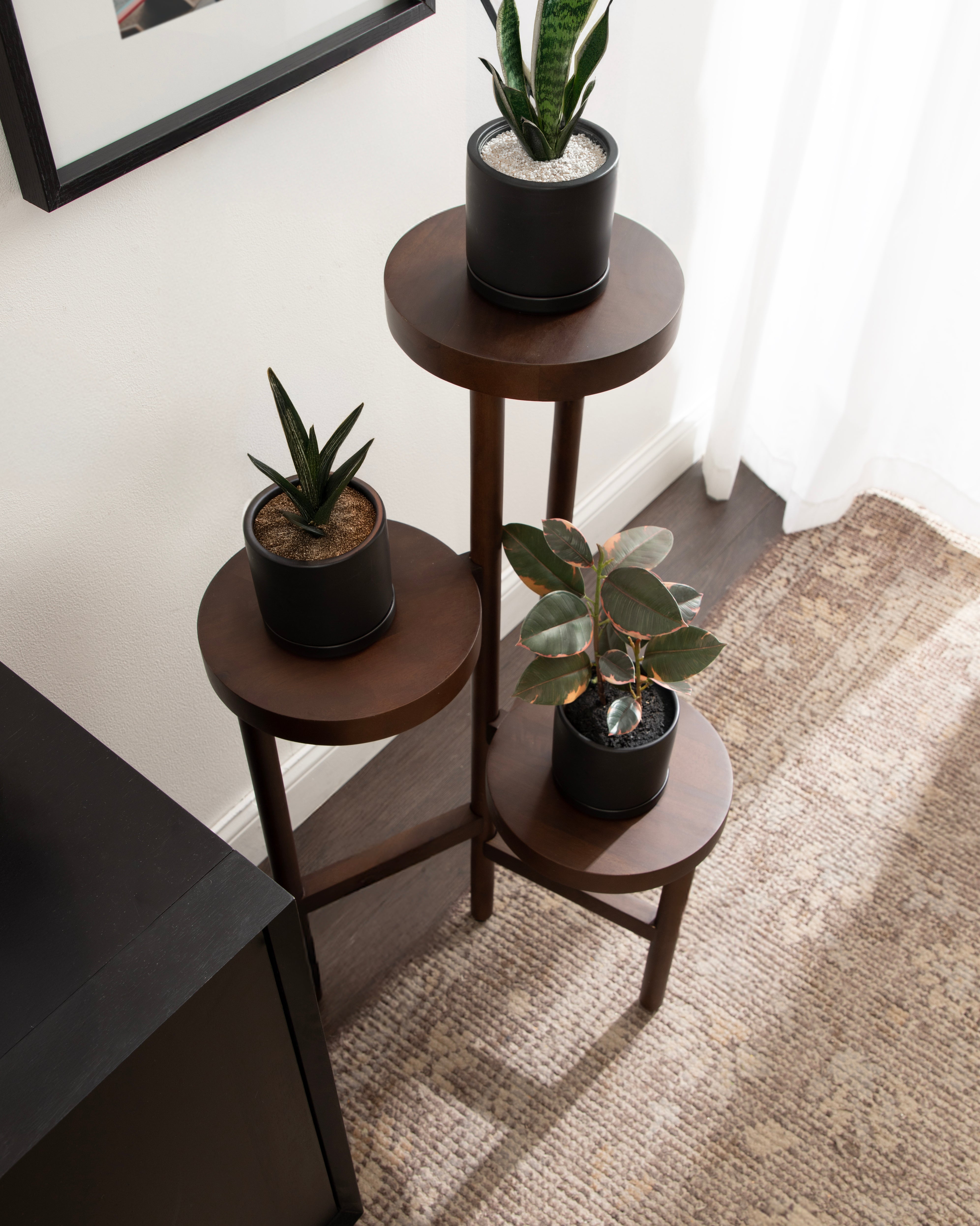 Fitley Wooden Plant Stand — kateandlaurel