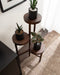 Plant Stand Dark Brown 16x16x35 7