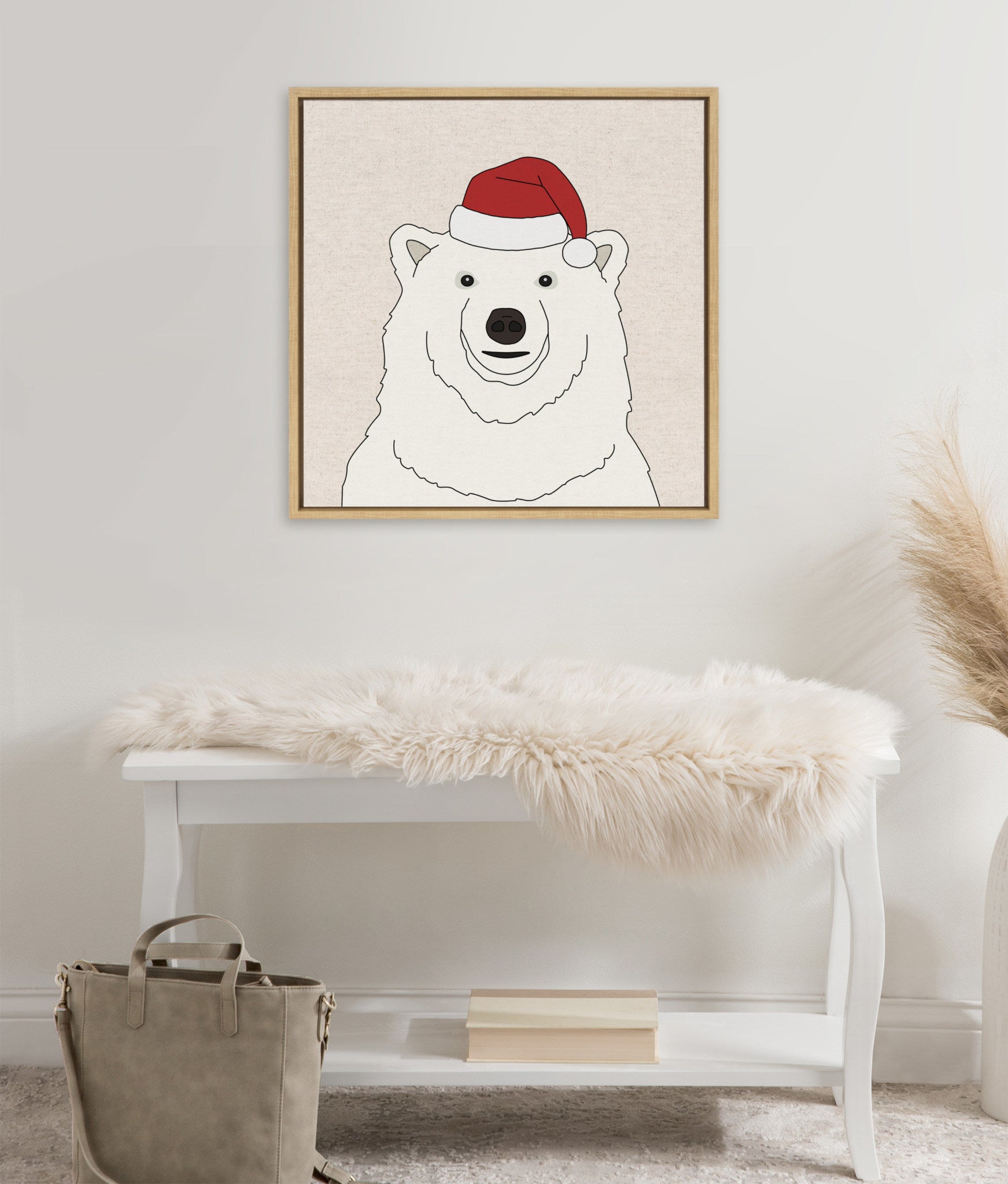 Sylvie Have Yourself a Beary Little Christmas Framed Canvas by Jake Goossen