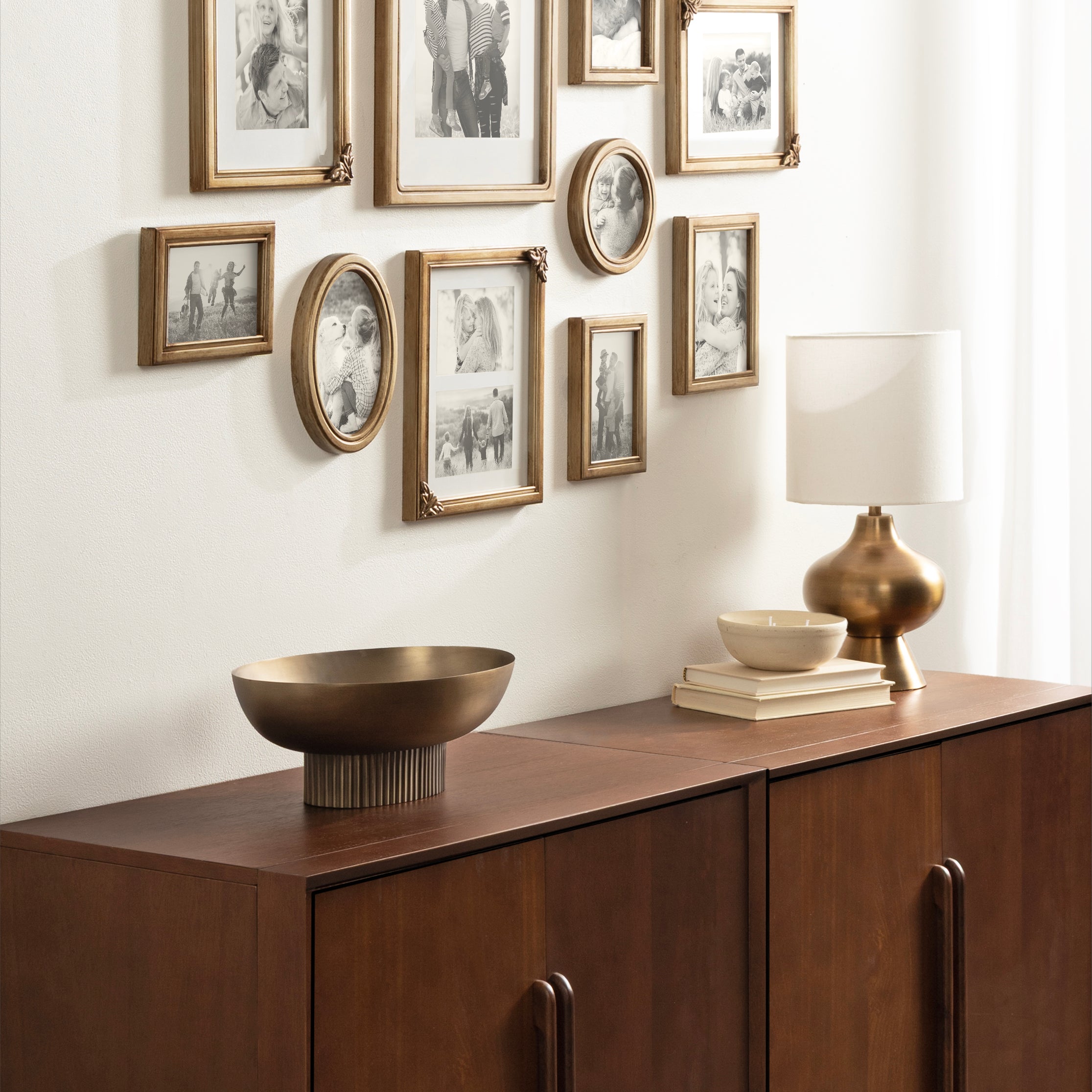 Frame Box Set 10 piece Gold 7