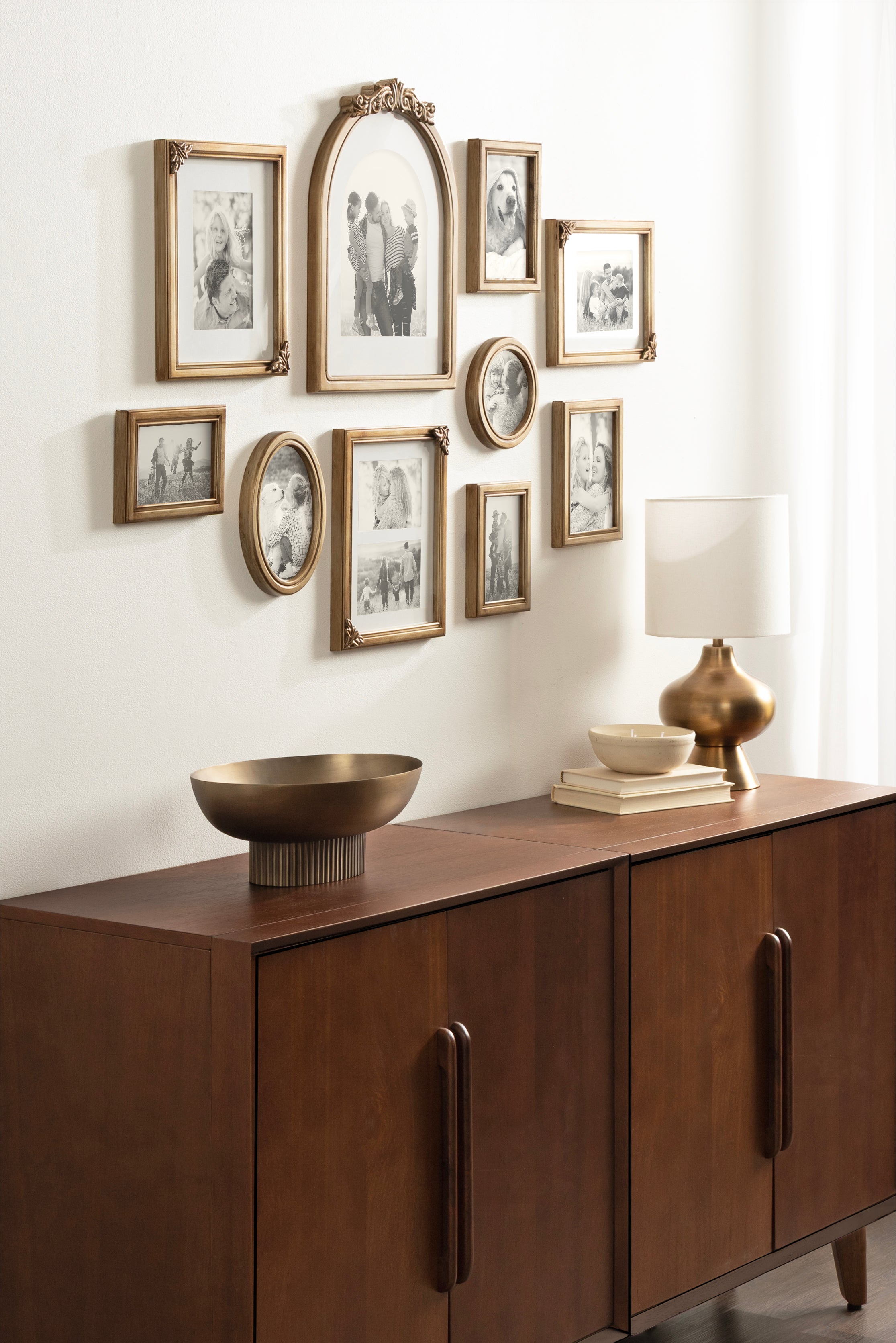 Frame Box Set 10 piece Gold 7