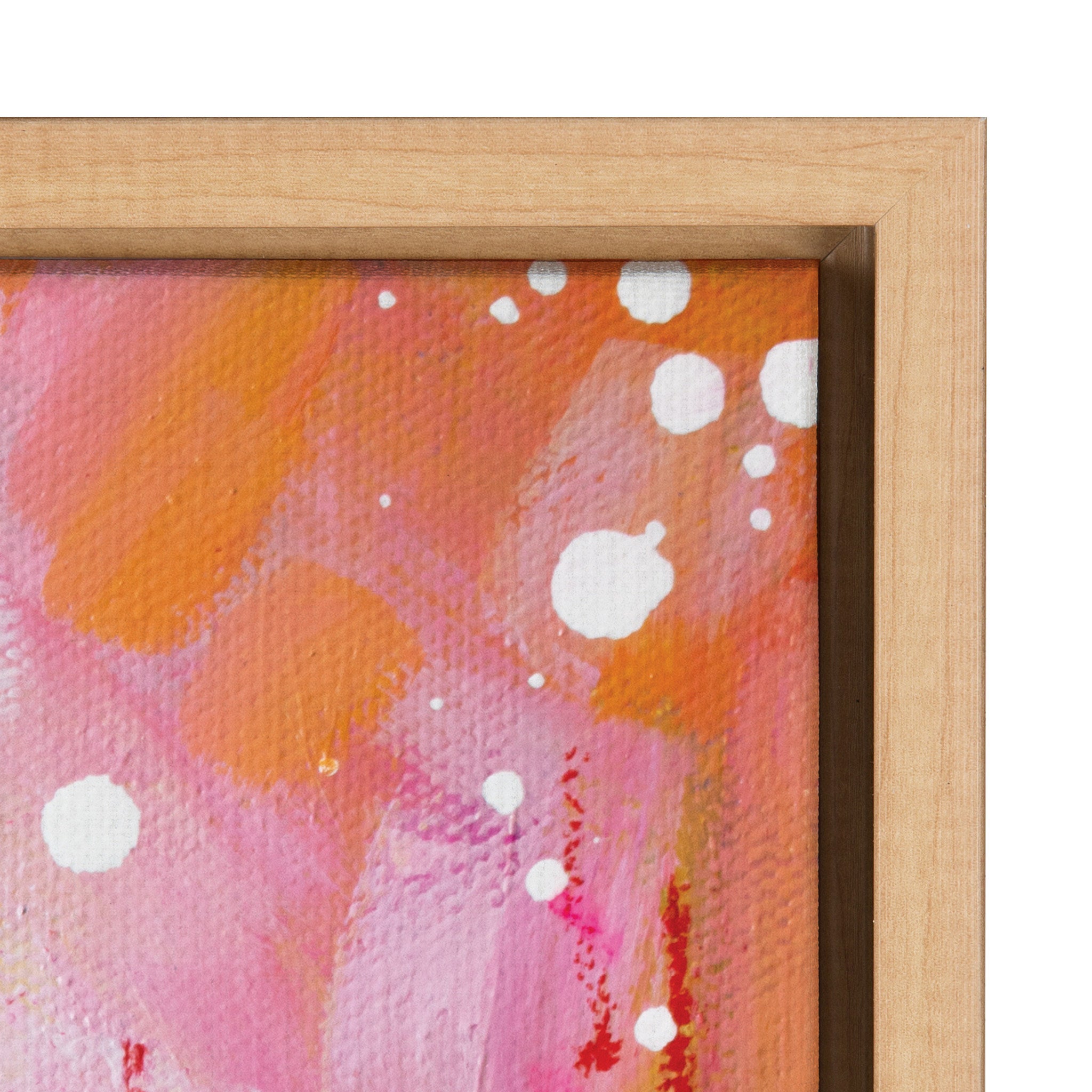 Sylvie Chasing Rainbows Framed Canvas by Rachel Christopoulos