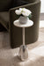 Side Table White Silver 10x10x22 7