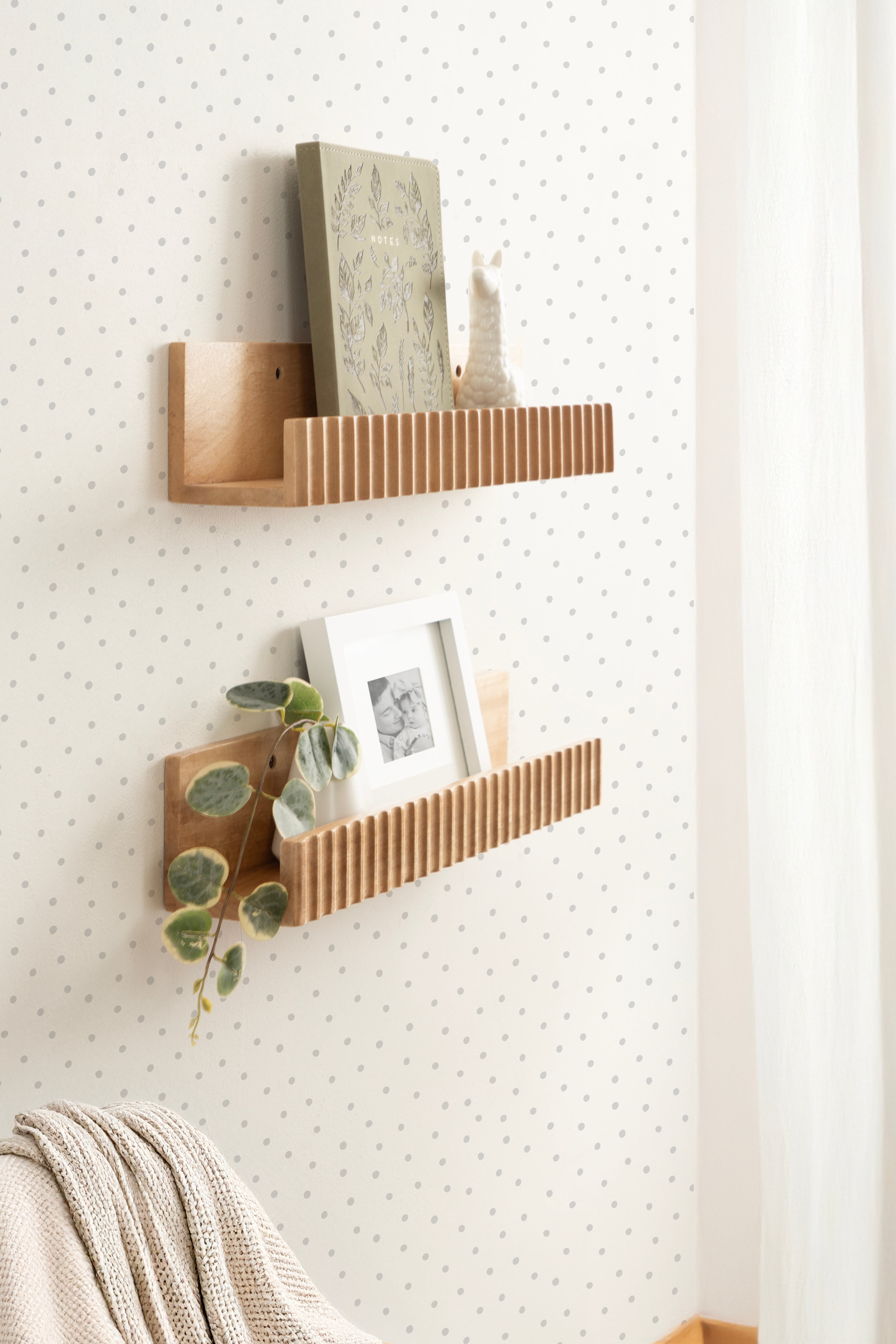 Floating Shelf Natural Biscuit 2 Piece 18 Inch 6