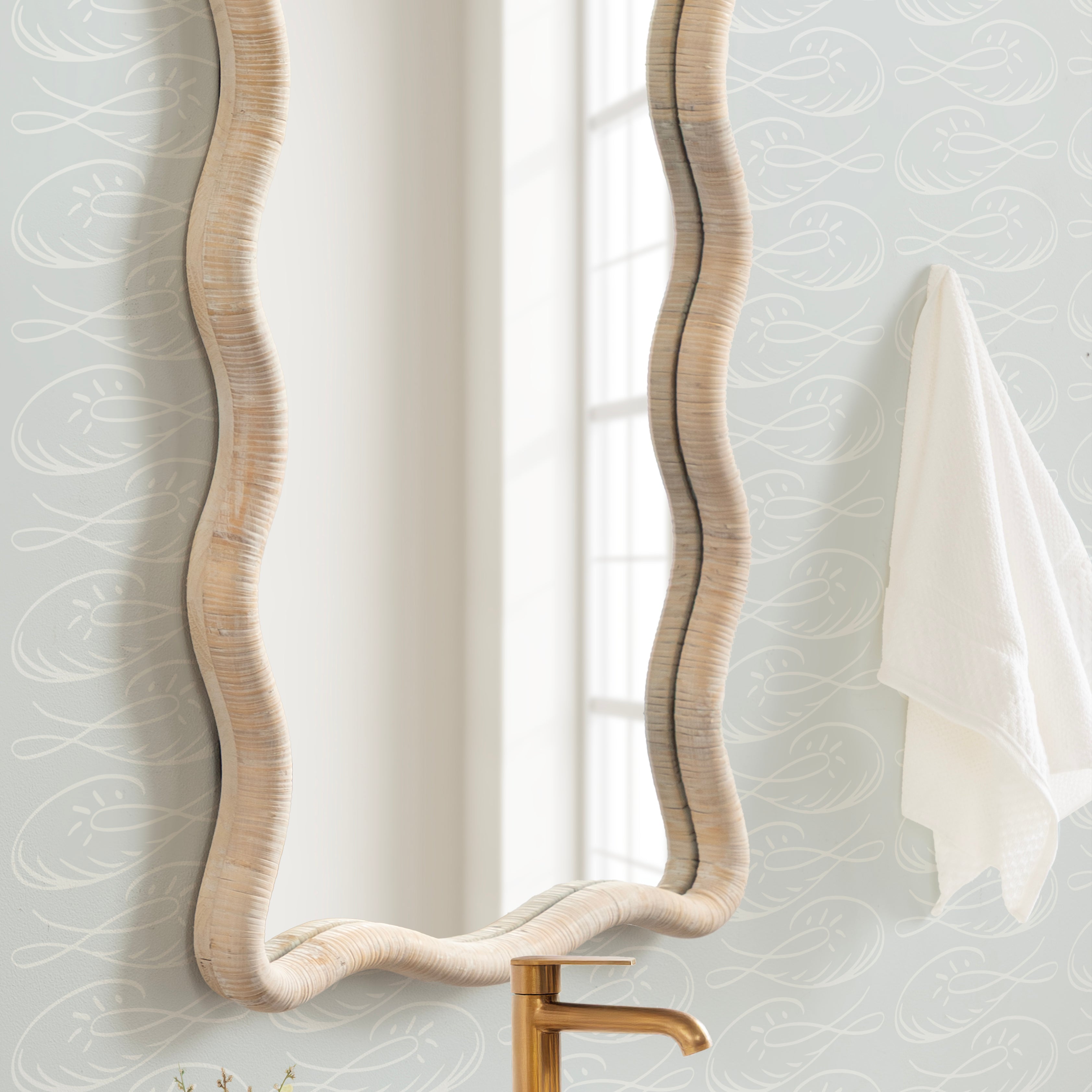 Rectangle Mirror 24x36 White 7