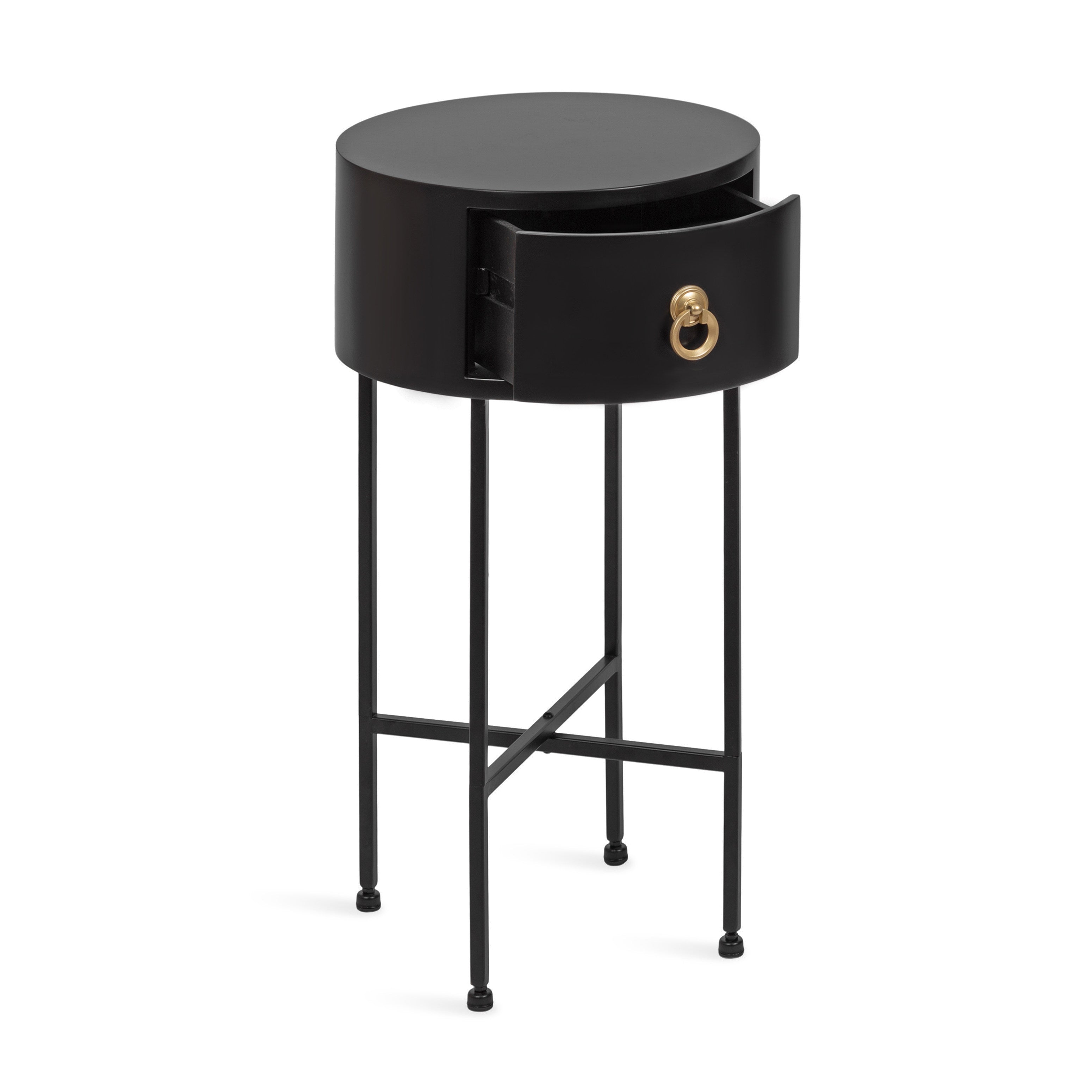 Decklyn Glam Round Side Table