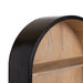 Accent Shelf Black Natural Beige 18x6x26 3