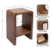 Side Table Walnut Brown 16x12x24 2