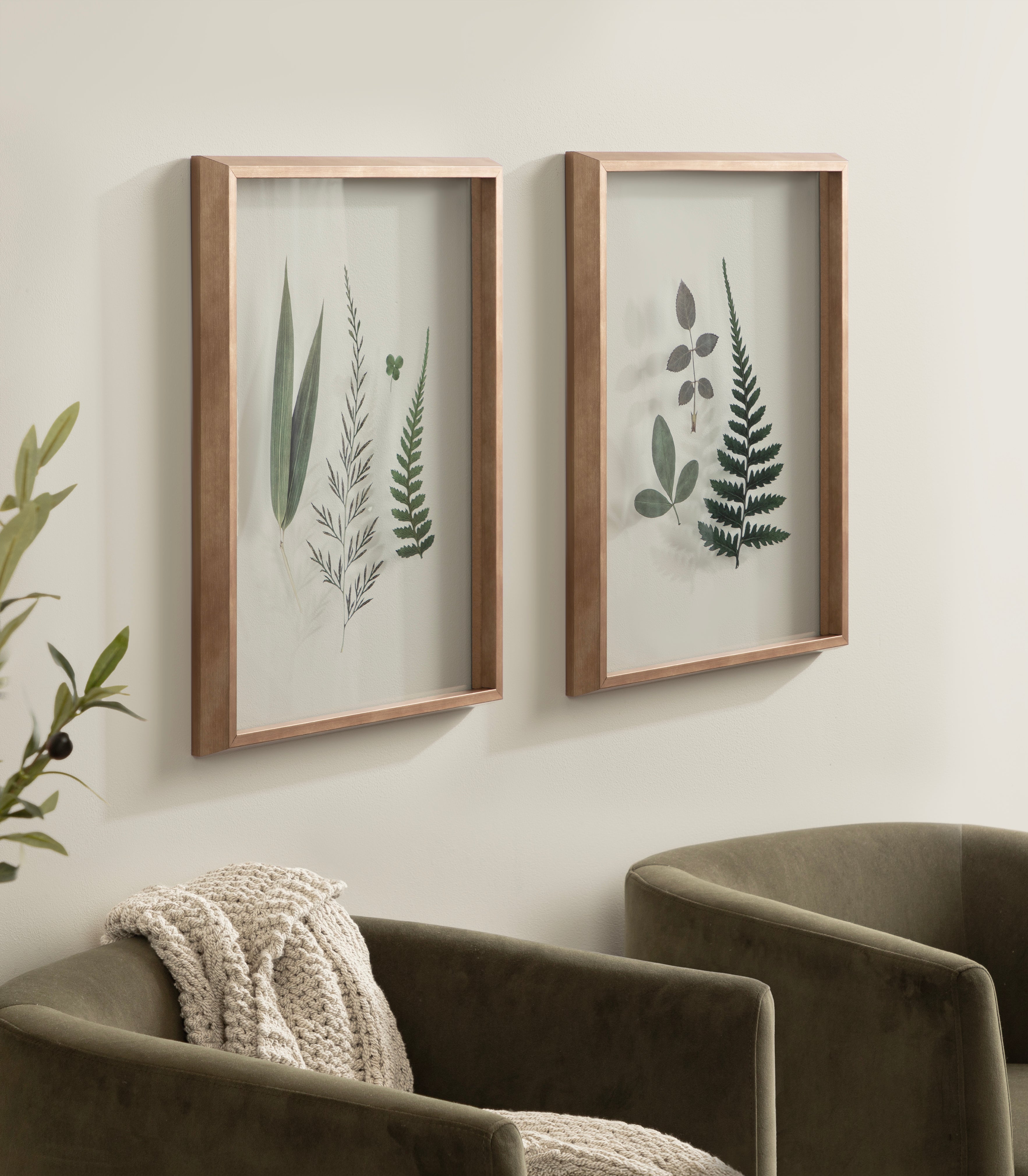 Framed Printed Art 18x24 Blake Gold 7