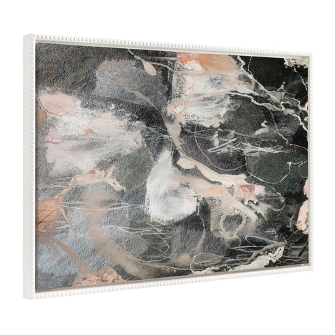 Sylvie Beaded Nebula Abstract IV Framed Canvas by Amy Lighthall