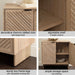 Floor Cabinet Natural Beige 30x15x30 5
