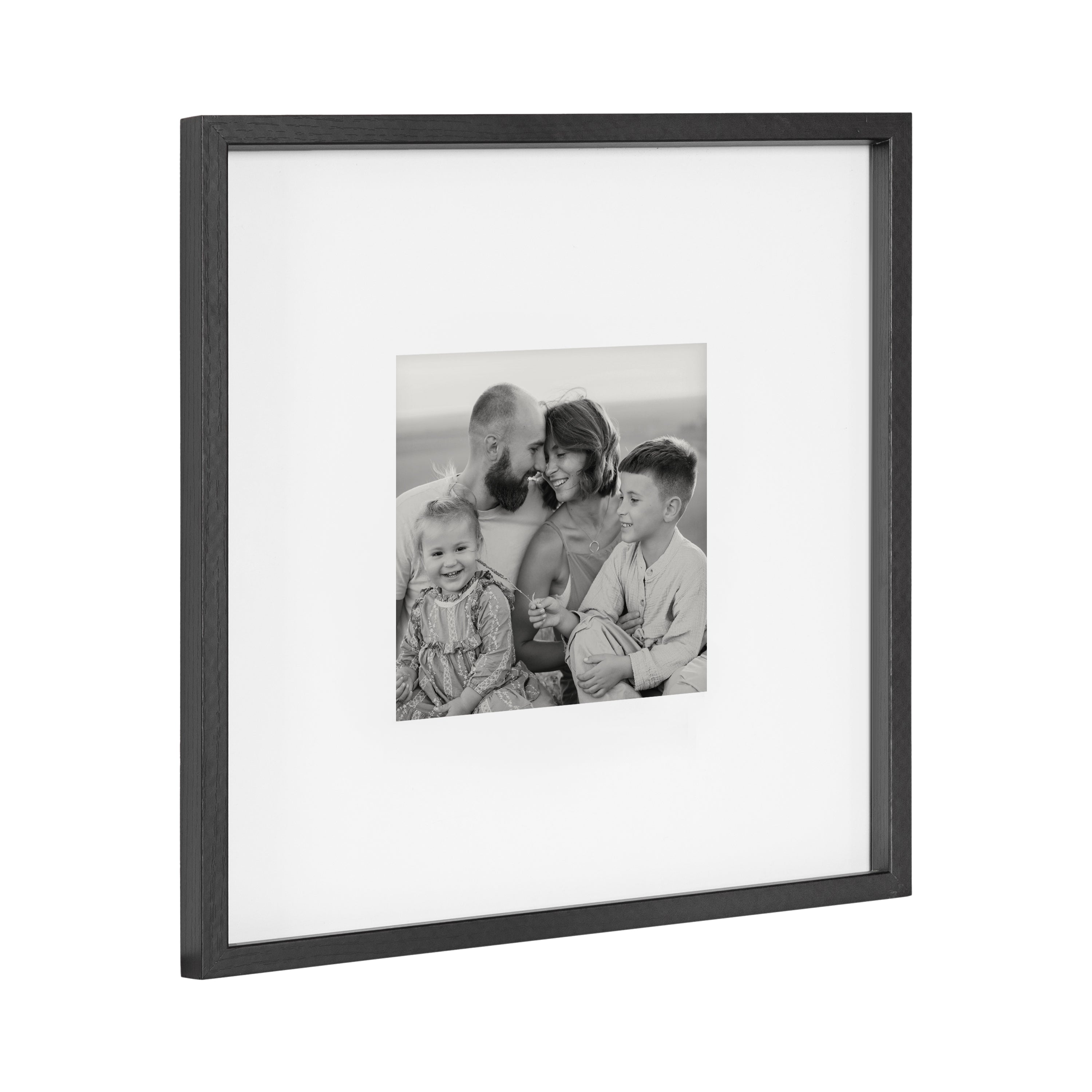 Wall Frame 16x16 matted to 8x8 Black 5