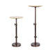 Drink Table Cream Bronze 10x10x30 6