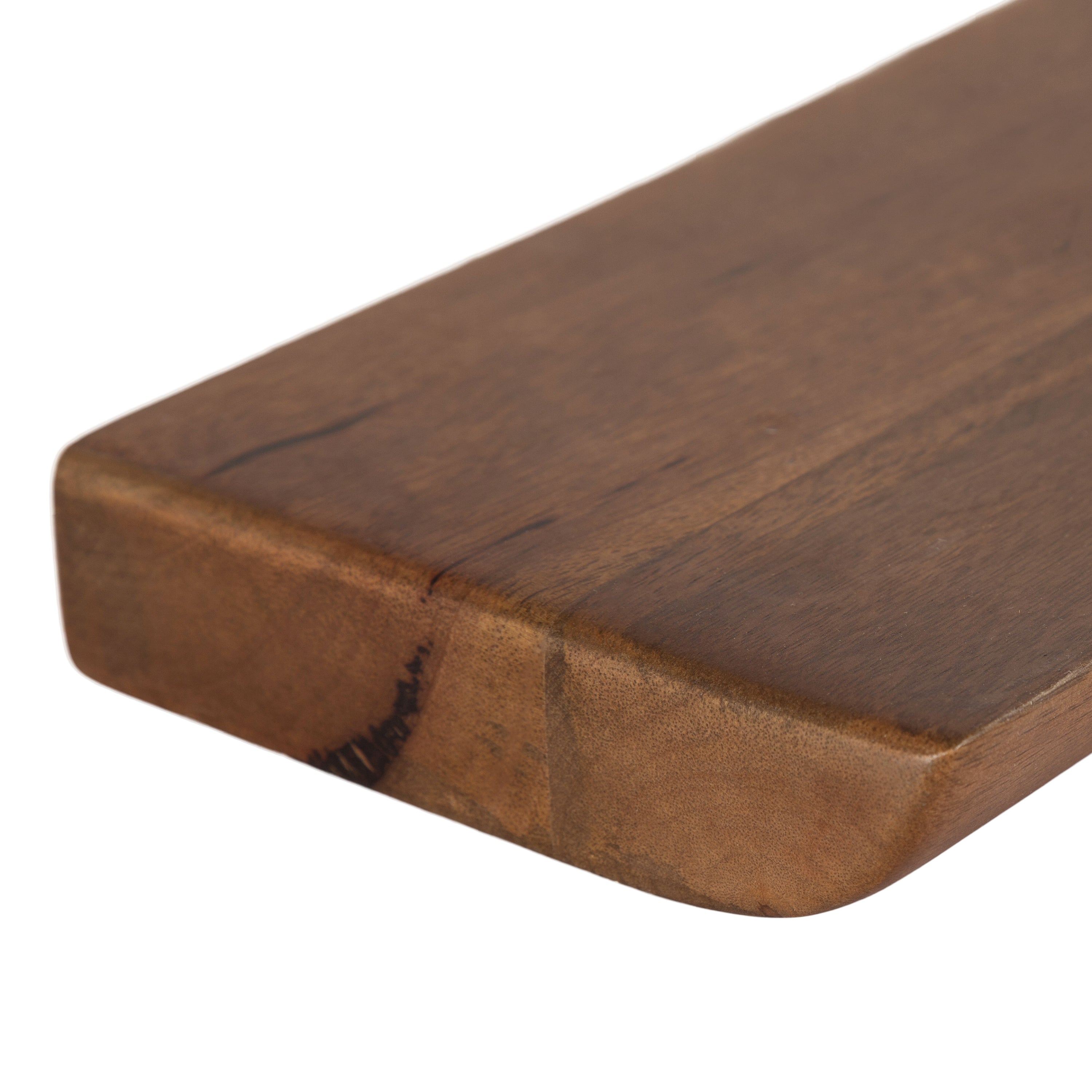Floating Shelf Walnut Brown 2 Piece 24 Inch 3