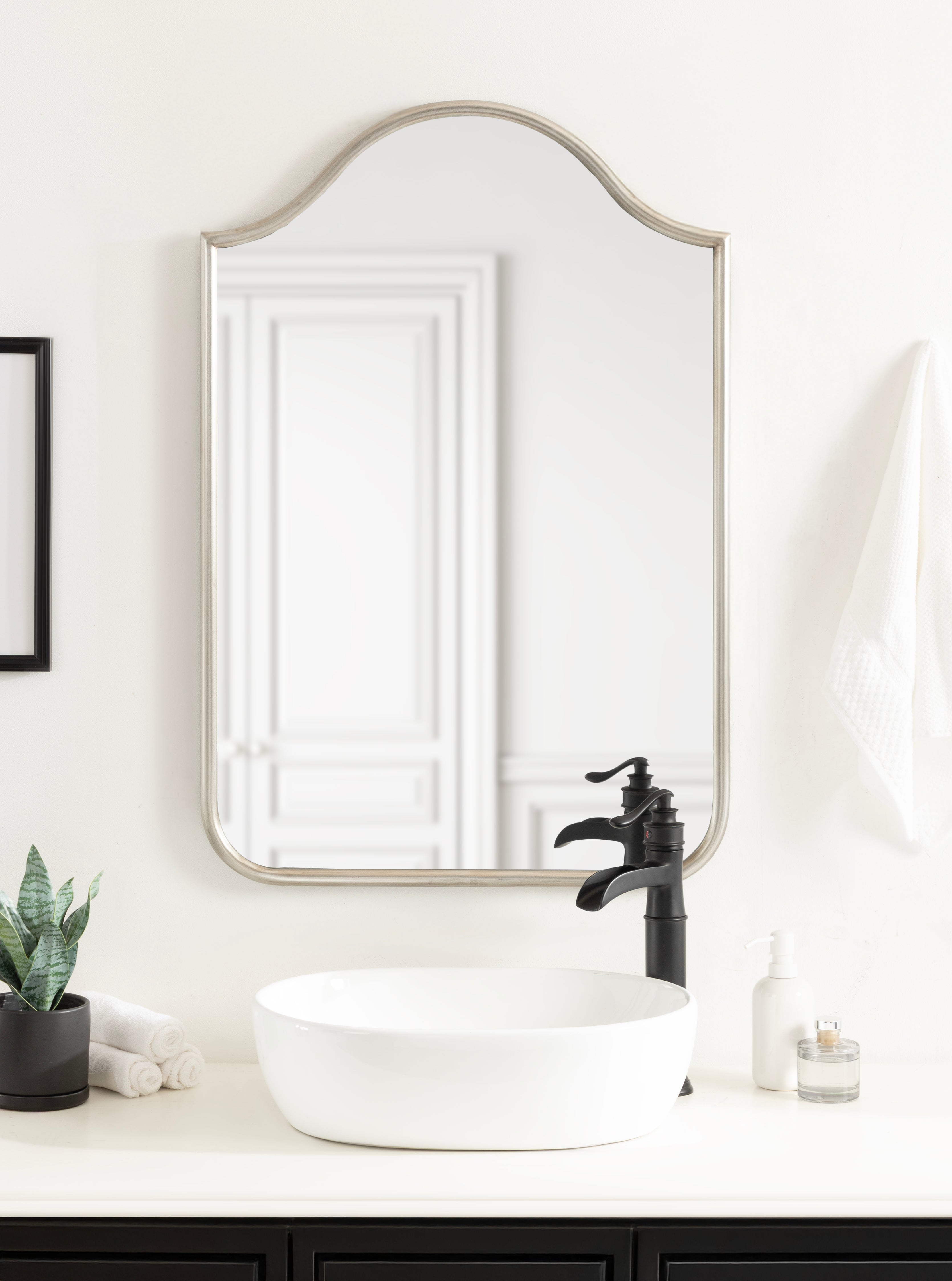 Arch Mirror 24x36 Silver 7