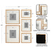 Frame Box Set Rustic Brown 5 Piece 2