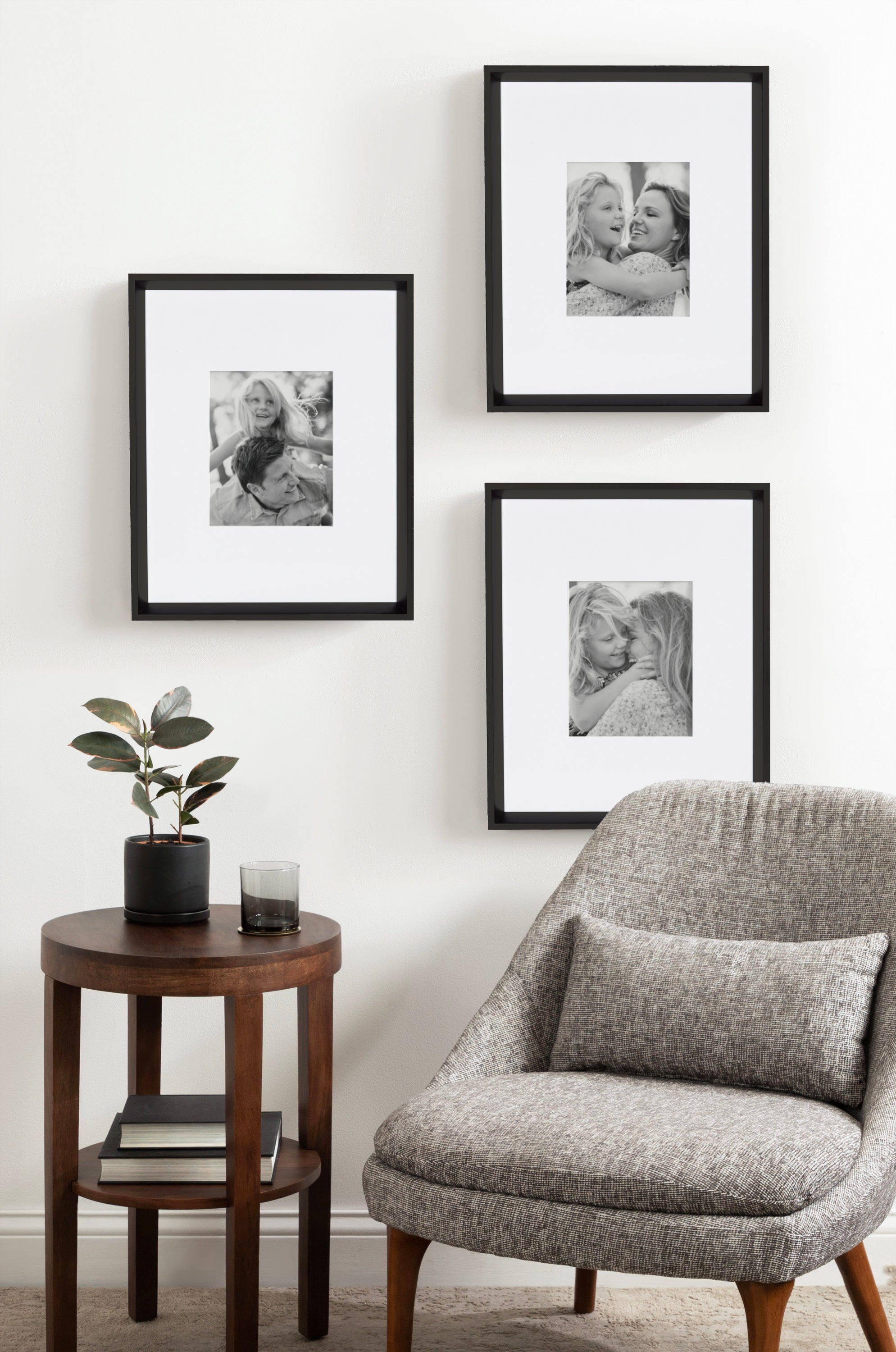 Wall Frame Black 16x20 matted to 8x10 7