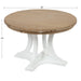 Coffee Table Rustic Brown White 28x28x18 2