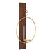 Wall Sconce Walnut Brown 13x24 1