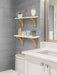 Floating Shelf 18" White Gold 7