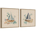 Art Set Sylvie Dark Gold 2 Piece Set 22x22 1