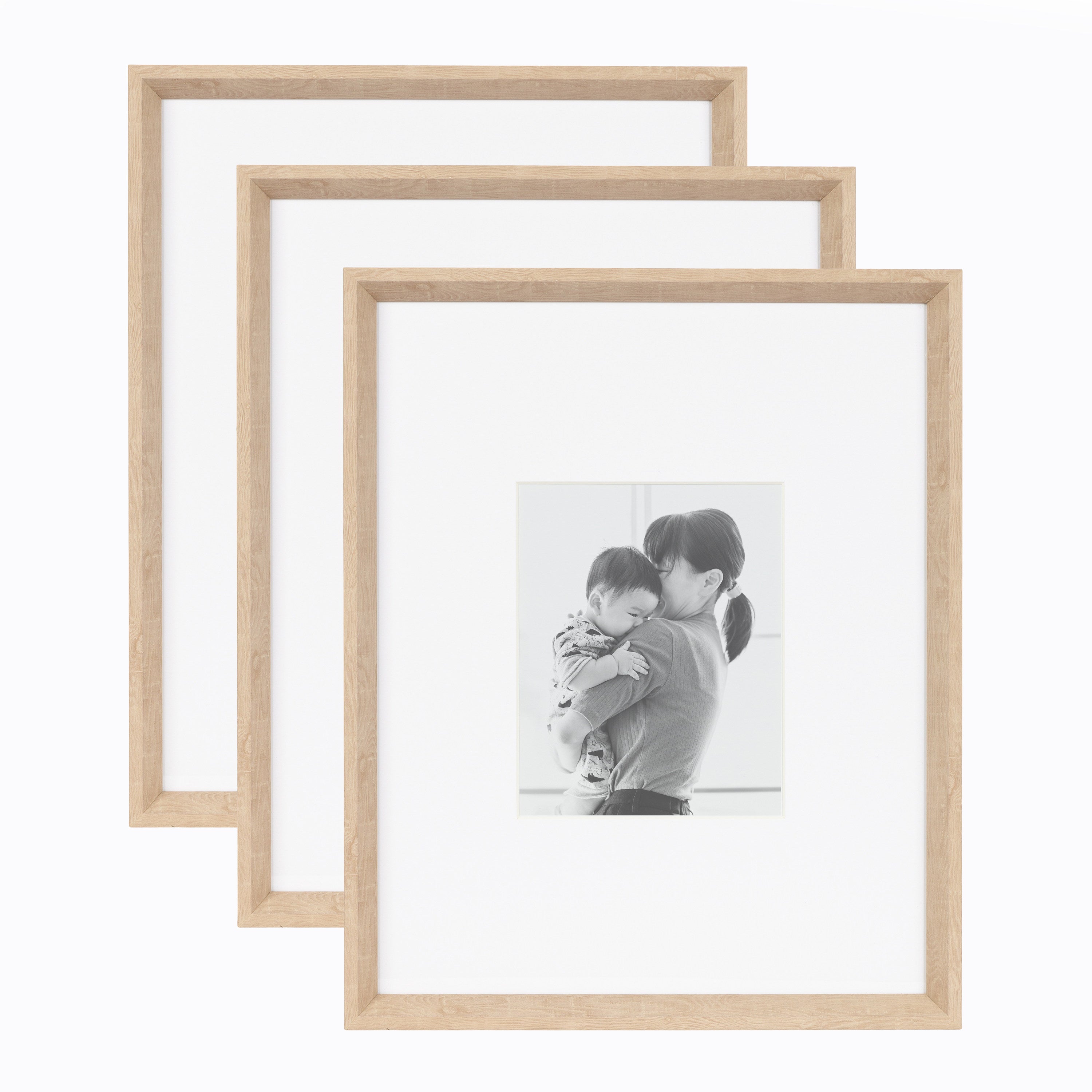 Wall Frame Natural 16x20 matted to 8x10 1