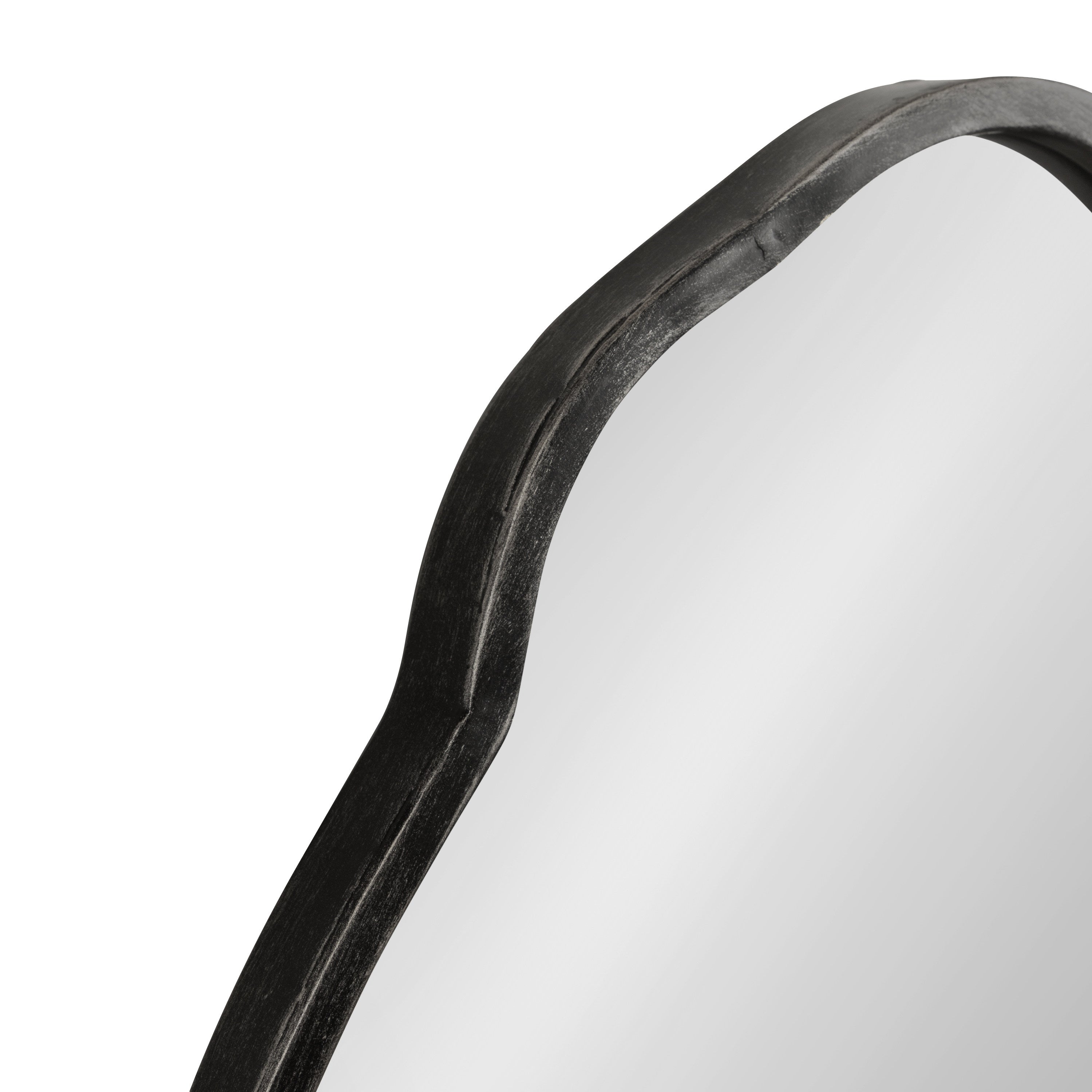 Magritte Scalloped Oval Wall Mirror