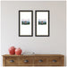 Wall Frame Belmont Black 11x20 matted to 5x7 5
