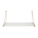 Wall Mounted Desk White Gold 38x14x16 3