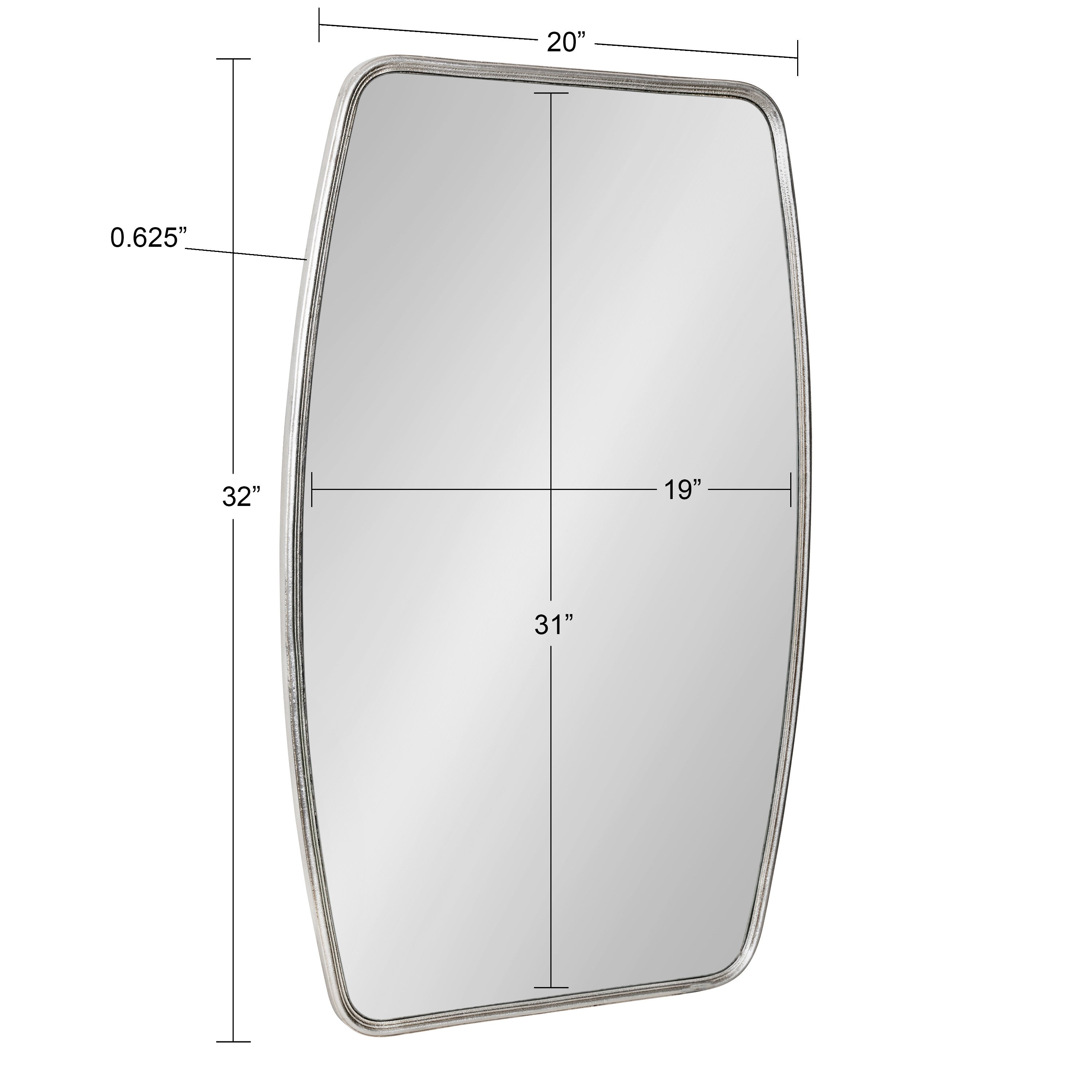 Capsule Mirror Silver 20x32 5