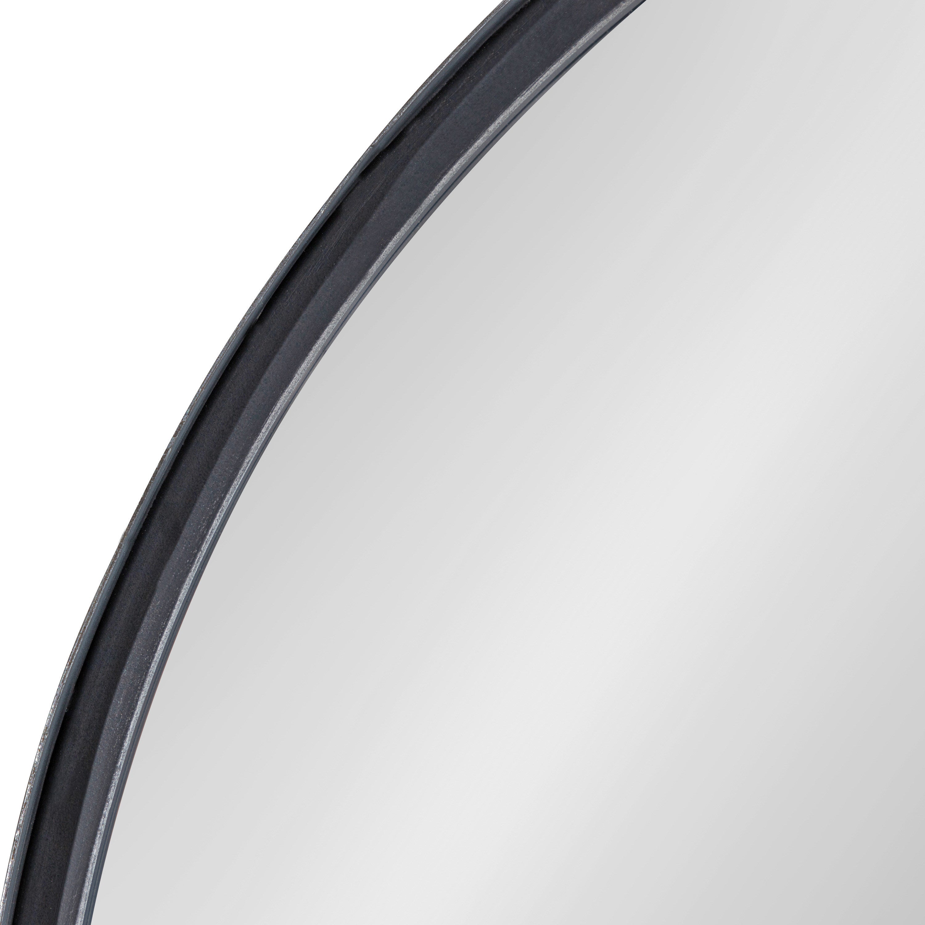 Owing Framed Arch Mirror with Shelf