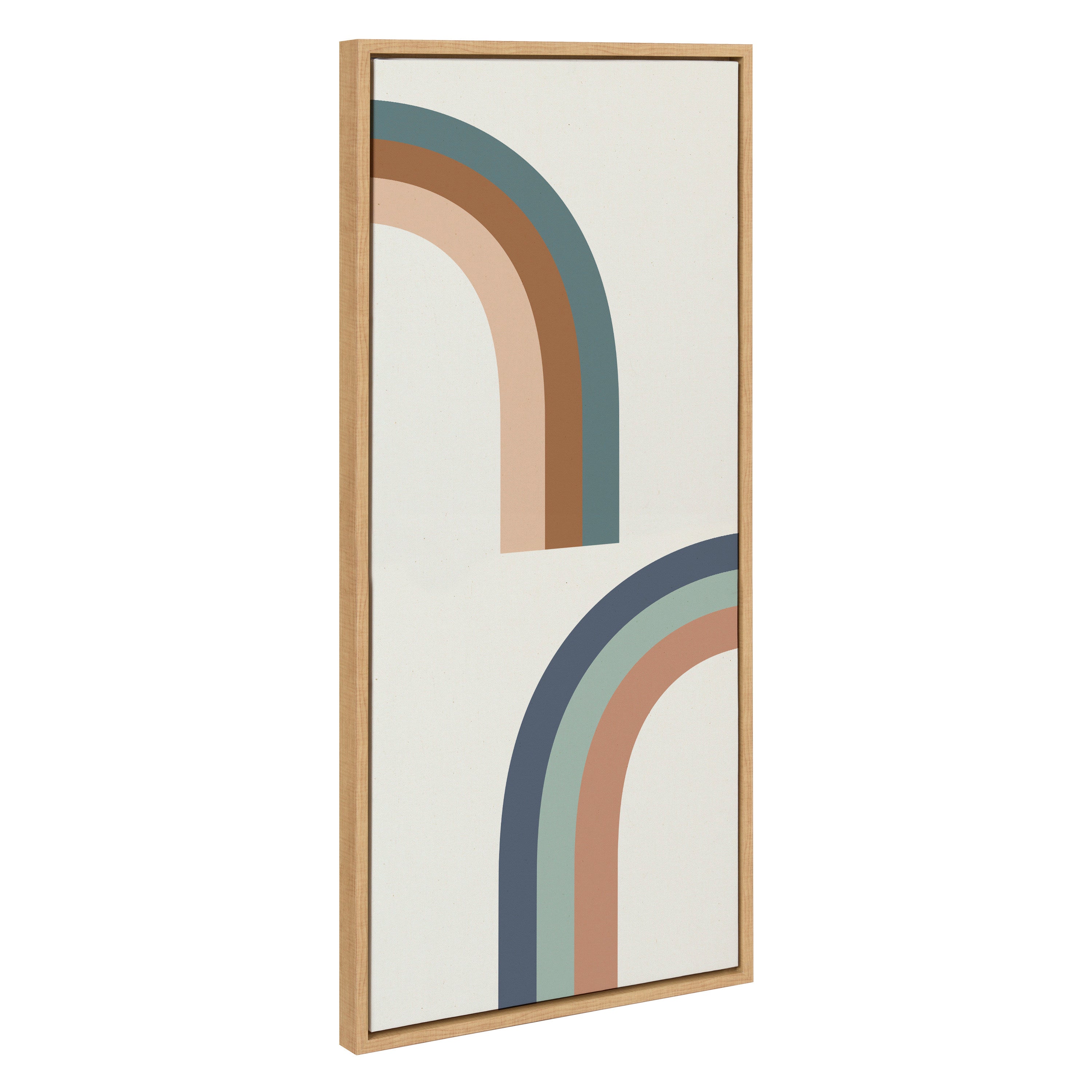 Framed Canvas 18x40 Sylvie Natural 2