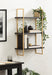 Accent Shelf 20x30 Black Gold 7