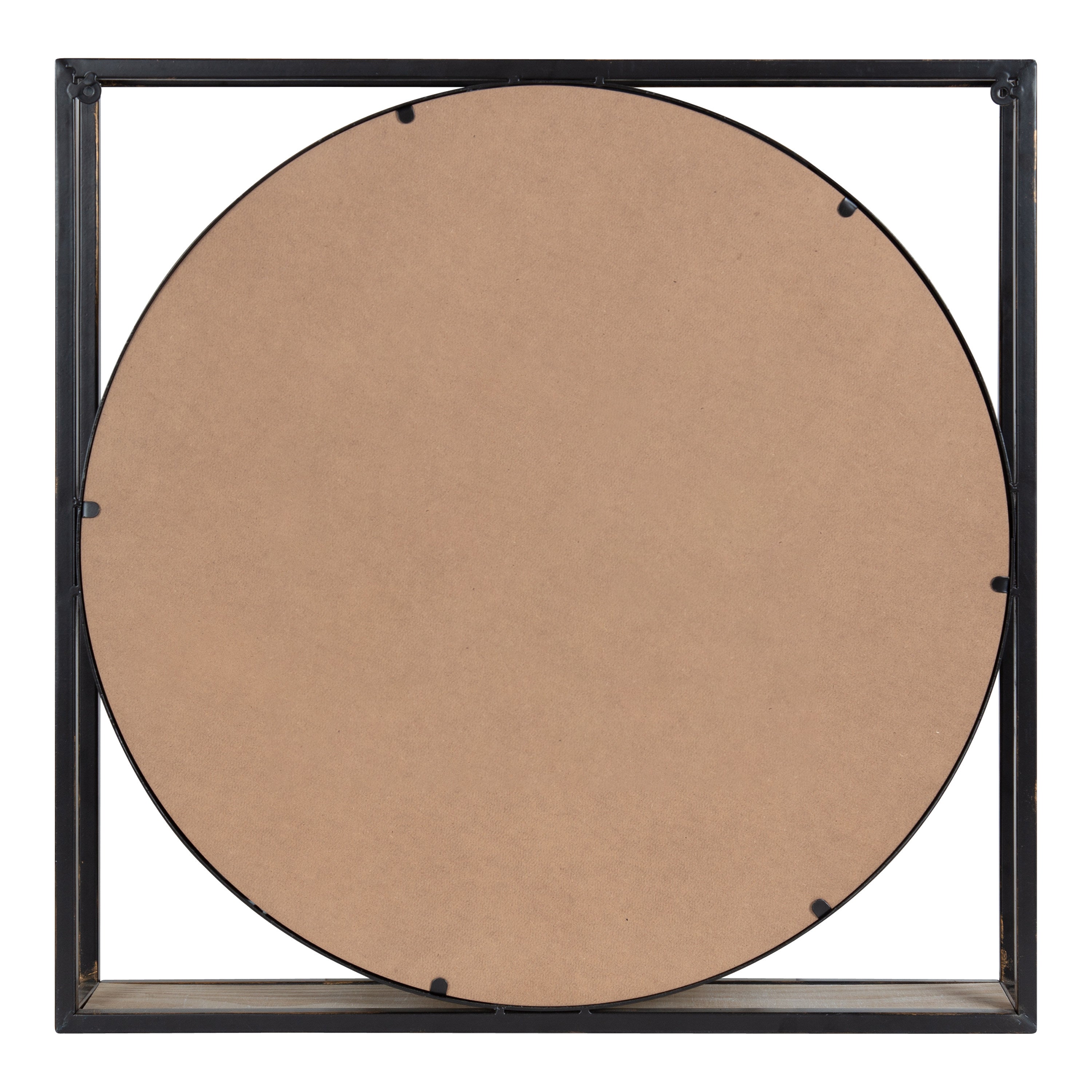 McCauley Decorative Metal Mirror with Shelf